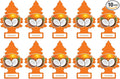 Hanging Car and Home Air Freshener, Coconut Scent, 10 Pack