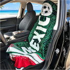 Car Seat Cover Towel, Universal Fit Front Seat 57 x 30 Inch Non Slip Soft Waterproof Absorbent instantly Sweat Protector, for Gym Workout, Swimming, Beach, Soccer, Pet travel (Mexico Soccer Style)
