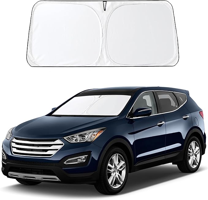 Windshield Sunshade Compatible for Hyundai Tucson 2016-2019 2020 2021, Sun Visor for Front Windshield & Window Sun Shade Cover, UV Heat Blocker & Protector, Car Accessories