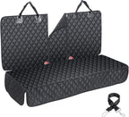 Dog Car Seat Cover for Back Seat, Waterproof X Large Rear Seat Protector for Pet Auto SUV Truck (XL, Black)