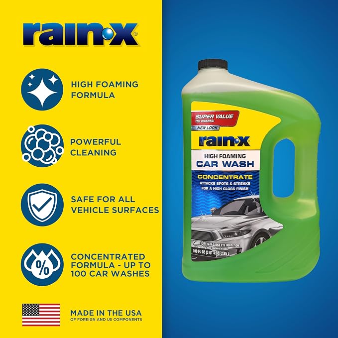 620191 Foaming Car Wash - 100 fl oz. High-Foaming, Concentrated Formula For Greater Cleaning Action, Safely Lifting Dirt, Grime And Residues For An Exceptional Clean 100 Fl Oz (Pack of 4)