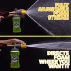 Big Mouth Max Release Foam Cannon and Blueberry Snow Foam Car Wash Soap, 64 fl oz - Car, Truck, SUV, RV & Boat Wash, Soap Cannon for Pressure Washer, 34 oz Bottle - 2 Items
