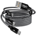 Multi Charging Cable,USB C Splitter Cable,3 in 1 Charging Cord with 3 Type-C Port for iPhone 16 15 Pro Max Galaxy S23 S22 S10 Note 20 Cell Phones Tablets and More,1Pack 5FT
