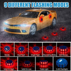 12 Pack LED Road Flares Emergency Lights Roadside 9 Flash Modes Warning Car Safety Beacon Magnet Hook Flashing Disc Flare Kit for Vehicles Car Truck Boats Holiday Gift (Blue)