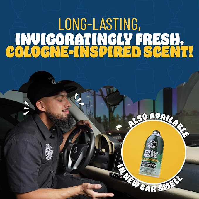 Odor Eliminating Aerosol Fogger, Black Frost Scent - 3 oz Single Can For Cars, Trucks, And SUVs - Set-And-Forget Interior Deodorizer Neutralizes Smoke, Pet, Gym, And Food Odors & More