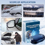 6pcs Antifreeze Electromagnetic Car Snow Removal Device, Solar Electromagnetic Car Snow Removal Device, Portable Ca r Defroster,Fast and Efficient Vehicle Microwave Deicing Instrument for Ice Scraping