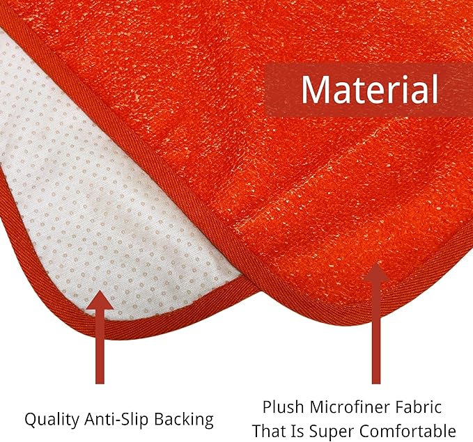 Waterproof Car Seat Cover for Front Seats, Protector for Cars SUVs Trucks, Sweat Towel Seat Covers Bucket for Gym,Workout,Beach,Hiking,Running Swimming(Orange, 1PC)