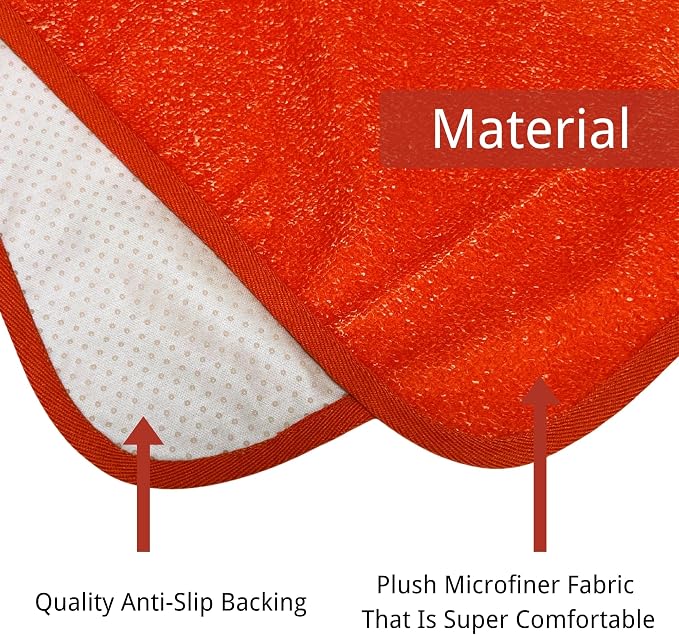 Waterproof Car Seat Cover for Front Seats, Protector for Cars SUVs Trucks, Sweat Towel Seat Covers Bucket for Gym,Workout,Beach,Hiking,Running and Swimming(Orange, 2PCS)