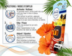 Odor Clear Car Vent Air Freshener Clip, Hawaiian Aloha 0.06 Fl.Oz - 8 Pack