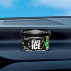 Car Air Freshener | Fiber Can Provides Long Lasting Scent for Auto or Home | Recycled Fiber | Black Ice, 4 Air Fresheners