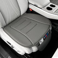 Car Seat Cushion, Comfort Memory Foam Car Cushions for Driving, Breathable Leather Surface with Anti Slip Rubber Bottom, Seat Cushion for Car and Office Chair (1 Pack, Grey)