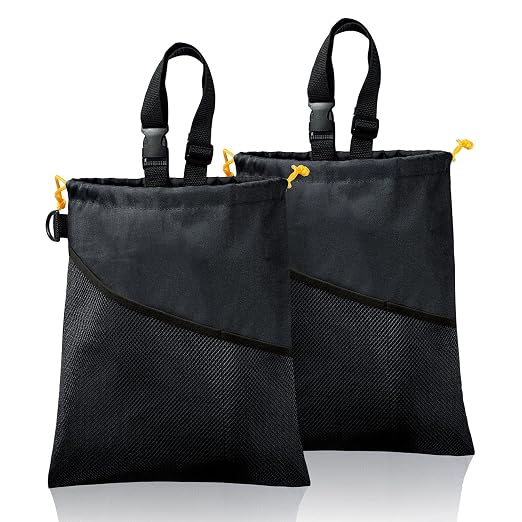 2PCS Hanging Car Garbage Can - Waterproof Leakproof Trash Bag | Car Trash Can with Durable Leakproof Lining, Keeps Vehicle Clean and Neat