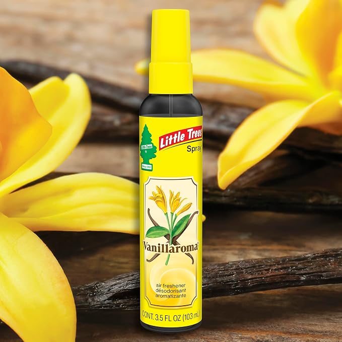Car Air Freshener | Spray Provides a Long-Lasting Scent for Auto or Home | On-the-go Freshness | Vanillaroma, 6 Air Fresheners
