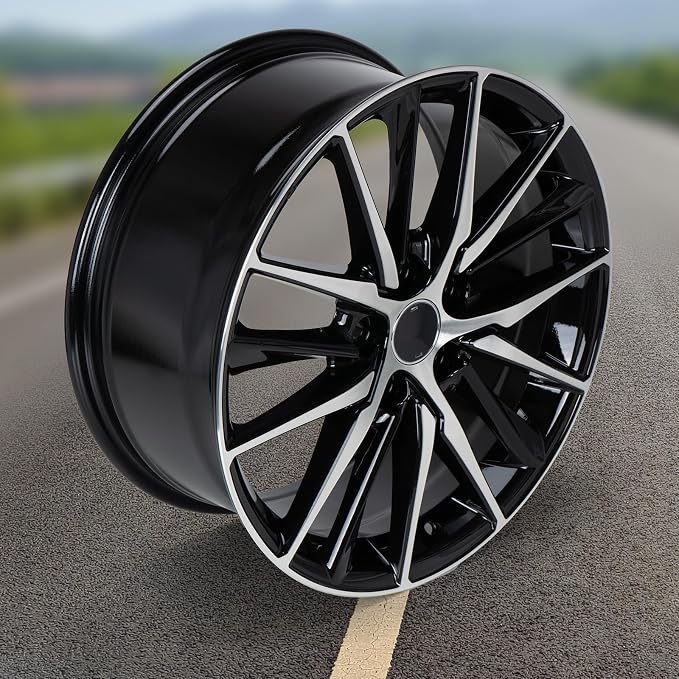 New 18x8" 18 Inch Aluminum Alloy Wheel Rim Compatible with Toyota Camry 2021 2022 2023, OEM Design, Alloy Replacement Wheel, Super Duty Car Rims Replacement | Direct Fit - OE Stock Specs, Gloss Black