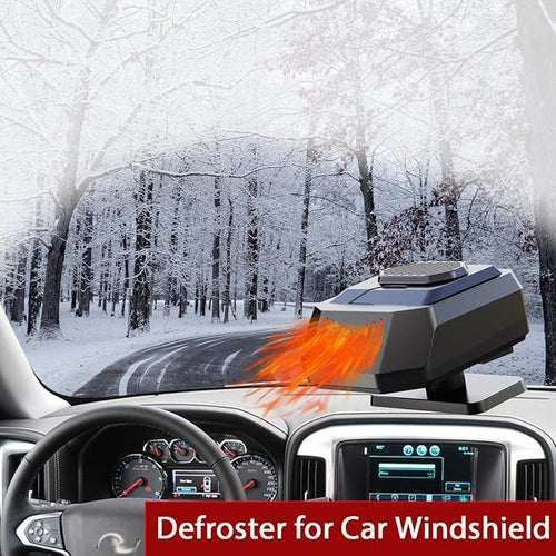 12Volt Protable Car Heater, Fast Heating, Windshield Defogger Defroster, 150W Portable Car Heater That Plugs into Cigarette Lighter