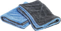 2 Pack Car Drying Towel, Premium Microfiber Towels for Cars, 1000GSM, Edgeless Twisted Loop Design, No Streaks, Scratches, or Water Spot, Absorbent Wash Towel, 18" x 24" (Blue&Grey)
