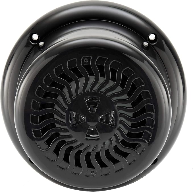 RV Flush Mount Speaker | Exterior 5.25" Black Wavy Blue LED | Waterproof (5 Pack)