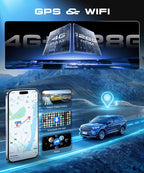 Android Car Radio for Nissan Altima 2008-2012 with Wireless CarPlay Android Auto, 4G+128G 9 Inch Touchscreen Car Stereo Mirror Link GPS Navigation WiFi Bluetooth FM RDS EQ SWC Backup Camera