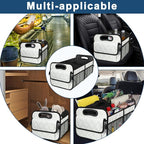 Car Trunk Organizer for SUV, Car Organizers and Storage with Reinforced Handles, Car Accessories for Women/Men 70L Waterproof Polyester Trunk Organizer(Large, Beige)