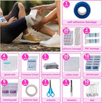 Roadside Emergency Car Kit for Vehicles, Pink Emergency Roadside Assistance kit with Car First Aid Kit, Thoughtful Car Emergency Kit for Women, Men, New Drivers and Adventurers Gifts
