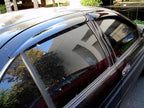 Outside Mount Window Vent Visors Rain Guards Compatible with Nissan Maxima 2000-2003 | Side Window Wind Deflectors Rain Shields | Light Grey, 4 Pcs Set, LGWV-344