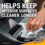 Ultra Shield + Ceramic Cleaning Wipes by, Car Interior Cleaner Wipes with Stain-Repelling Technology, 90 Count