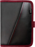 Glove Box Compartment Organizer - Car Document Holder - Owner Manual Case Pouch - Vehicle Storage Wallet for Registration & Insurance Card - Premium Auto Paperwork Holder - Log Book included - Red