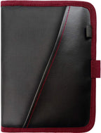 Glove Box Compartment Organizer - Car Document Holder - Owner Manual Case Pouch - Vehicle Storage Wallet for Registration & Insurance Card - Premium Auto Paperwork Holder - Log Book included - Red