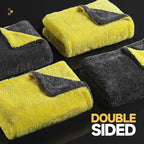Microfiber Towels for Cars Drying Towel - 36"x24", Streak-Free Double-Sided Ultra Absorbent Bath Towels, Edgeless Design for Car Detailing Cleaning & Household