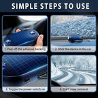 Anti-Freeze Electromagnetic Car Snow Removal Device, 2026 New Solar Car Interference Antifreeze Instrument, Easy Set up Defroster for Car Windshield, Universal Fit for All Vehicles-2pcs