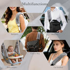 Soft Faux Fur Universal Fit Seatbelt Cover Car Truck SUV Airplane Seat Belt Shoulder Pad for Carmera Backpack Straps Neck Cushion Protector 2 Pack 10.5in Light Silver Grey