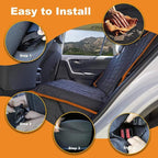 Dog Seat Cover for Back Seat Waterproof Bench Seat Covers for SUV Washable Car Seat Covers for Dogs Non-Slip Pet Seat Cover for Back Seat Heavy Duty Protector for SUVs