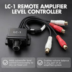 8 Gauge 1200W Amplifier Wiring Kit Complete Amp Installation Kit with LC-1 Remote Bass Control Knob,RCA & Speaker Cables,60A AGU Fuse Holder,Power & Ground Cable for Car Audio Subwoofer Stereo System