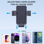 GUWEZ Phone Holders for Your Car [Military Grade Suction Ultra Strong Base] Cell Phone Car Holder 3 in 1 Dashboard/Windshield/Air Vent Hands-Free for Video Installation Kit iPhone Android