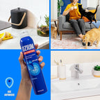 Air Sanitizer Spray - Room Odor Eliminator for Home, Car, and Office - New Car - 8 oz Can - 6 Pack