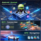 [64G] Android 15 Car Stereo for Subaru Legacy Outback Radio 2010-2014, 9'' Touch Screen Car Radio Wireless CarPlay Android Auto 2+64G GPS Mirror Link 5G WiFi Bluetooth FM/RDS/EQ Backup Cam