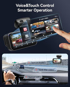 VC70 4K+2.5K Dash Cam Front and Rear, 8MP STARVIS 2 IMX678 Sensor, Dual HDR Hyper Night Clarity, 5.8GHz WiFi 6, 30MB/S Fast Download, Dash Camera with 24H Parking Monitor, 128G Card Included