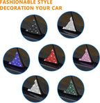 Car Door Corner Edge Guards 4pcs Bling Rhinestone Anti-Scratch Car Door Edge Protector Sticker Door Corner Bumper Sticker(Red)