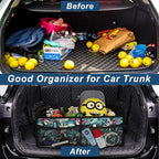 Car Trunk Organizer for SUV, Car Organizers and Storage with Reinforced Handles, Car Accessories for Women/Men 50L Waterproof Polyester Trunk Organizer(Medium, Leaves)
