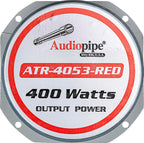 Heavy Duty Super Tweeter (ATR-4053-RED), 400 Watts, Die Cast Aluminum Frame, Candy Red, Diamond Chrome Cutting Fnish, 1.5” Kapton Voice Coil, 4-8 Ohms