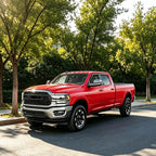 in-Channel Window Rain Guards Fit for Truck Dodge RAM 2500/3500 2019-2025 Crew Cab, Extra Durable Window Deflectors Vent Visors, Vent Shades Dark Smoke 4 Pcs