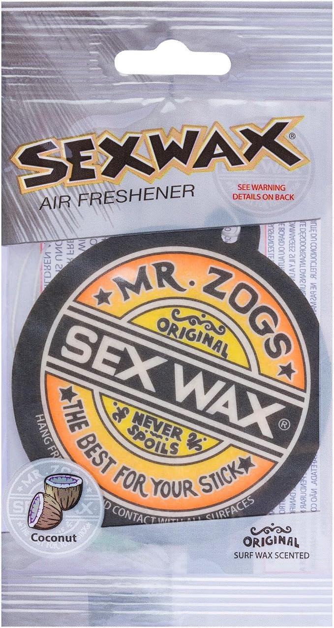 Sex Wax Air Freshener (10-Pack, Coconut Scent)