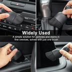 Car Detailing Brushes, Car Interior Dust Sweeping Soft Brush, Soft Bristles Brush Cleaning Tool for Automotive Dashboard, Air Conditioner Vents, Computer, Scratch Free(Black)