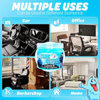 Cleaning Gel for Those Hard to Reach Places, Automotive Cup Holder Electronic Keyboard Office, Slime Gel Cleaner Dust Crumb Removal (Jar, Blue, 3.5oz)