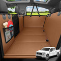 Hard Bottom Dog Car Seat Cover for Pets 100% Waterproof Seat Cover Hammock 600D Heavy Duty Scratch Proof Nonslip Durable Soft Back Seat Covers for Full Size Trucks