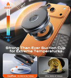 for MagSafe Car Mount【Windshield+Vent+Dash】Magnetic Phone Holder for Car Phone Holder Mount Cell Phone Holders for Your Car Accessories Suction Phone Mount for Car Truck Stand for iPhone 17 16