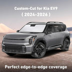 Windshield Sunshade Compatible for Kia EV9 2024 2025 2026, Sun Visor for Front Windshield & Window Sun Shade Cover, UV Heat Blocker & Protector, Car Accessories