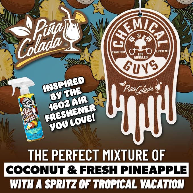 Car Fresheners, Hanging Air Fresheners, Variety Scent Pack 12 Pack - for Cars, Home, Garage, Workspace, Dorm Room & More (4 x 3 Packs, Black Frost, Cherry, Pina Colada)