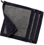 3 Pcs Clay Towel - Auto Detailing synthetic Clay bar Towel - Decontaminate Paint and Glass for Smoth Washing - Improve Wax and Sealant Bonding, Enhance Gloss and Color Depth - 12" x 12" (BLACK)