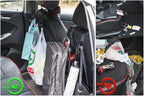 Magic Headrest Hooks for Car, Purse Hanger Headrest Hook Holder for Car Seat Organizer Behind Over the Seat Car Hooks-Hang Purse or Grocery Bags,Black,4Pack